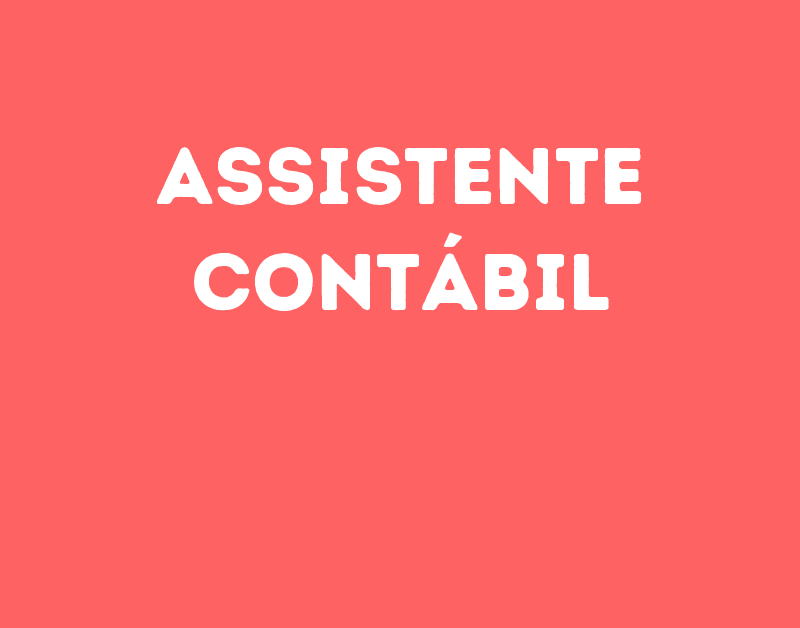 Assistente Contábil-São José Dos Campos - Sp 1 Assistente Contábil-São José Dos Campos - Sp 1
