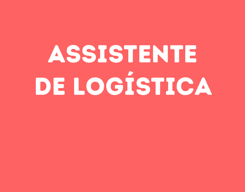 Assistente De Logística -Jacarei - Sp 57
