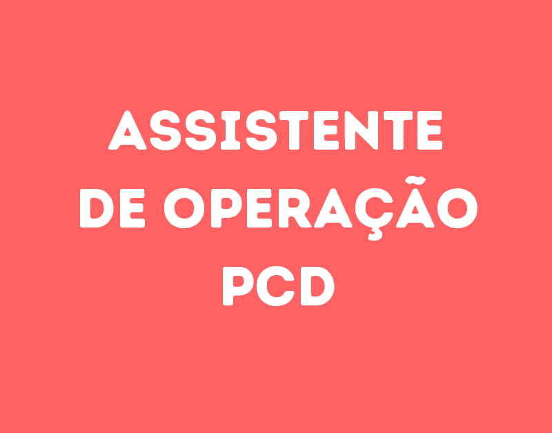 Assistente De Operação Pcd-São José Dos Campos - Sp 1