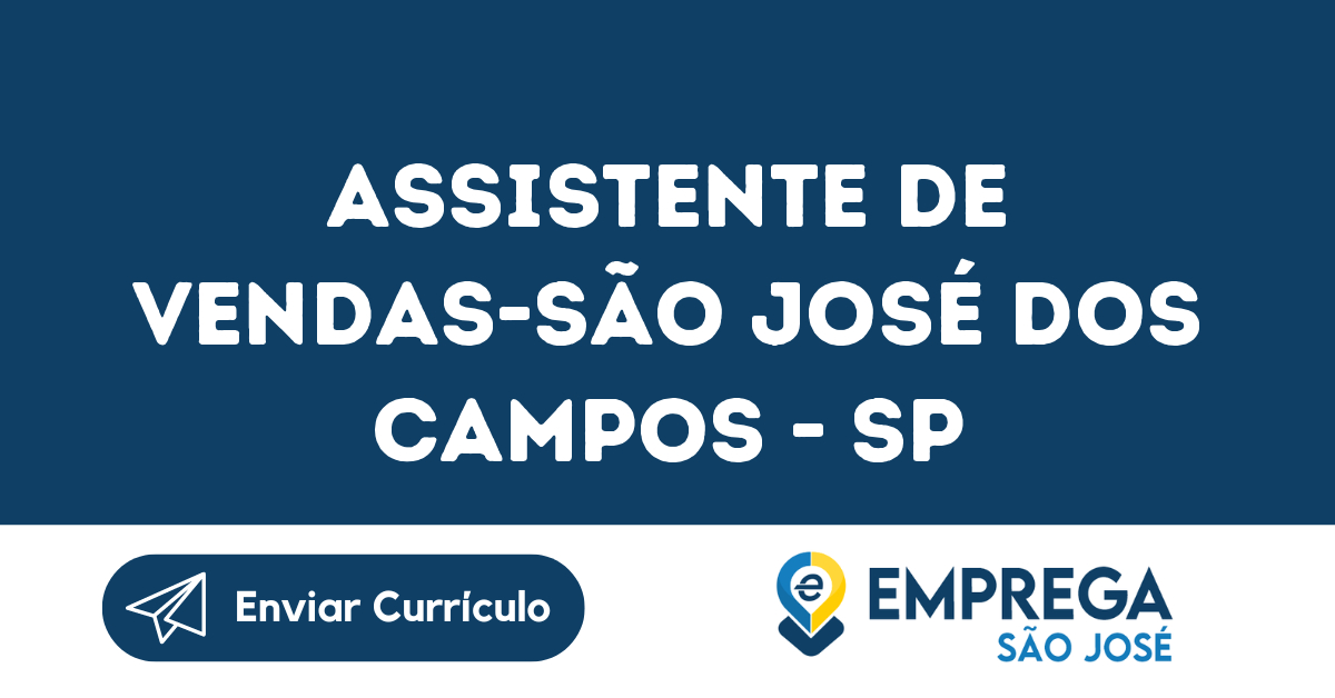 Assistente De Vendas-São José Dos Campos - Sp 129