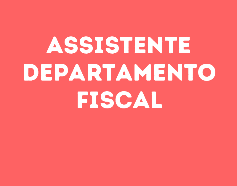 Assistente Departamento Fiscal-São José Dos Campos - Sp 75