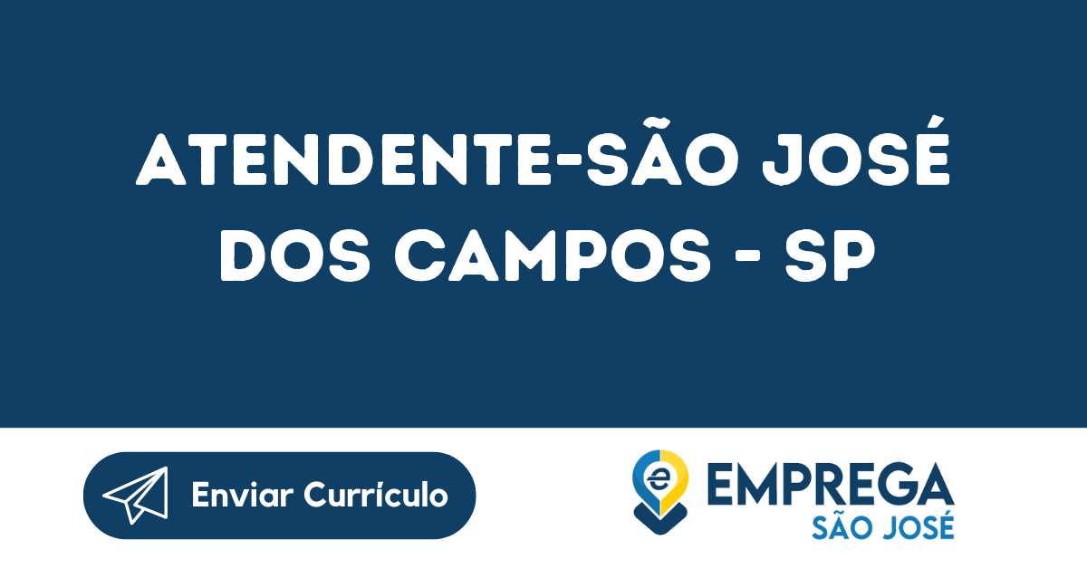 Atendente-São José Dos Campos - Sp 63