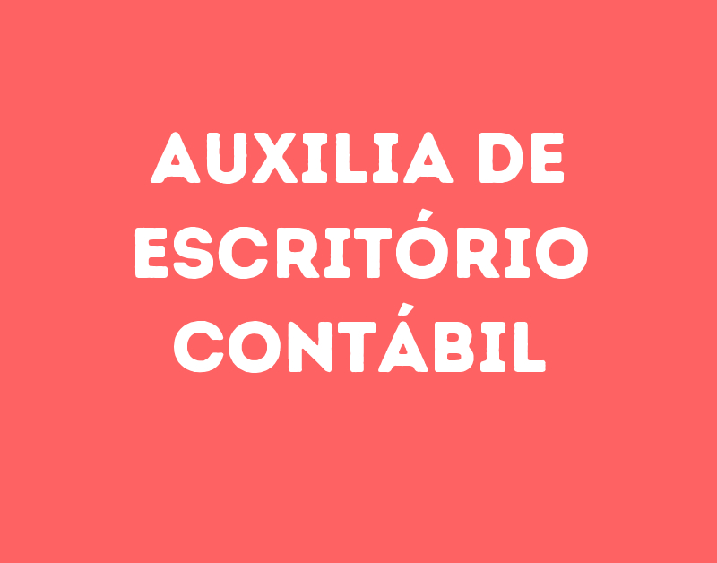 Auxilia De Escritório Contábil-São José Dos Campos - Sp 1