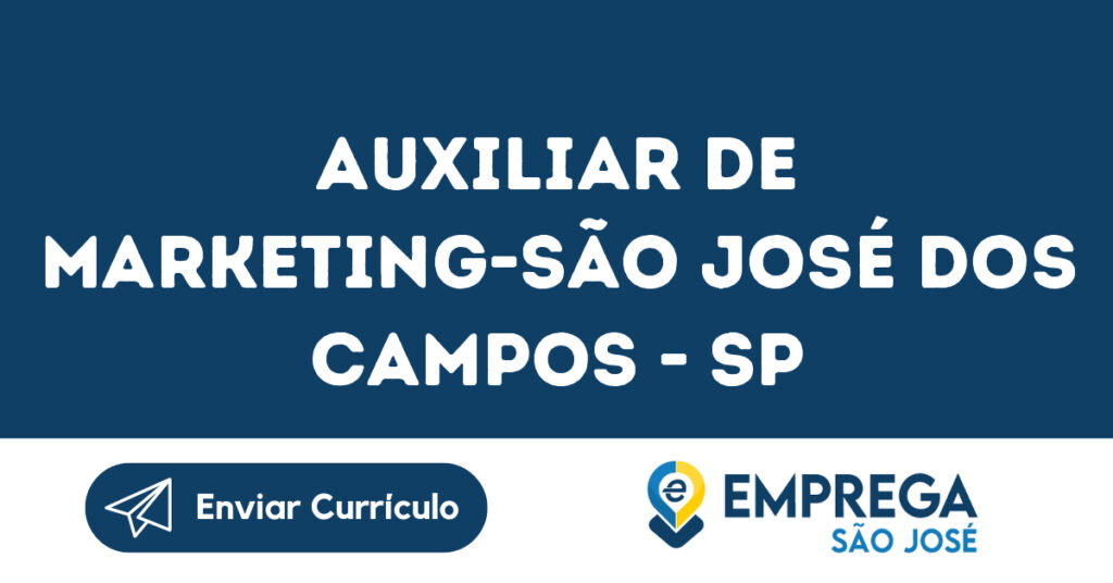 Auxiliar De Marketing-São José Dos Campos - Sp 1