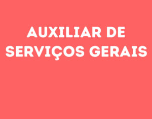 Auxiliar De Serviços Gerais-São José Dos Campos - Sp 3