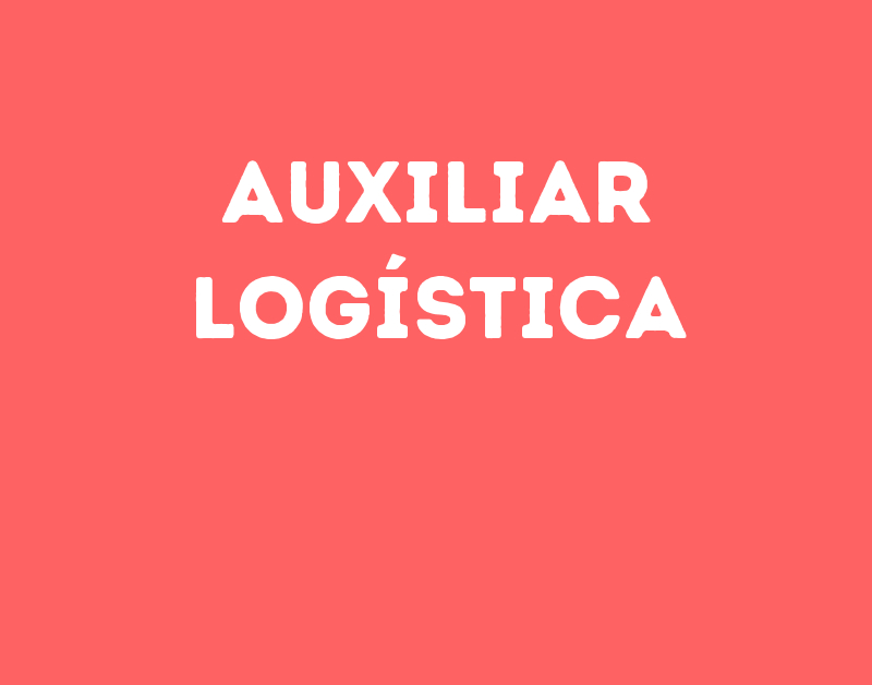 Auxiliar Logística-São José Dos Campos - Sp 1