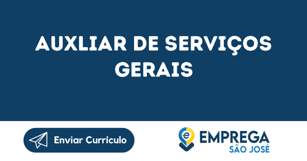 Auxliar De Serviços Gerais-São José Dos Campos - Sp 1