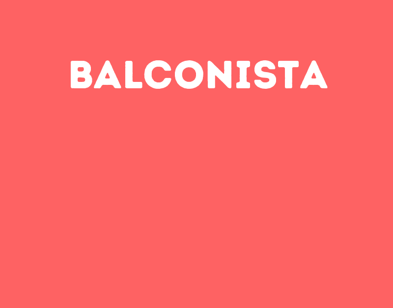 Balconista-São José Dos Campos - Sp 239