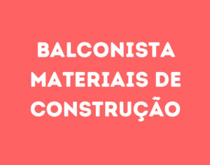 Balconista Materiais De Construção-São José Dos Campos - Sp 2