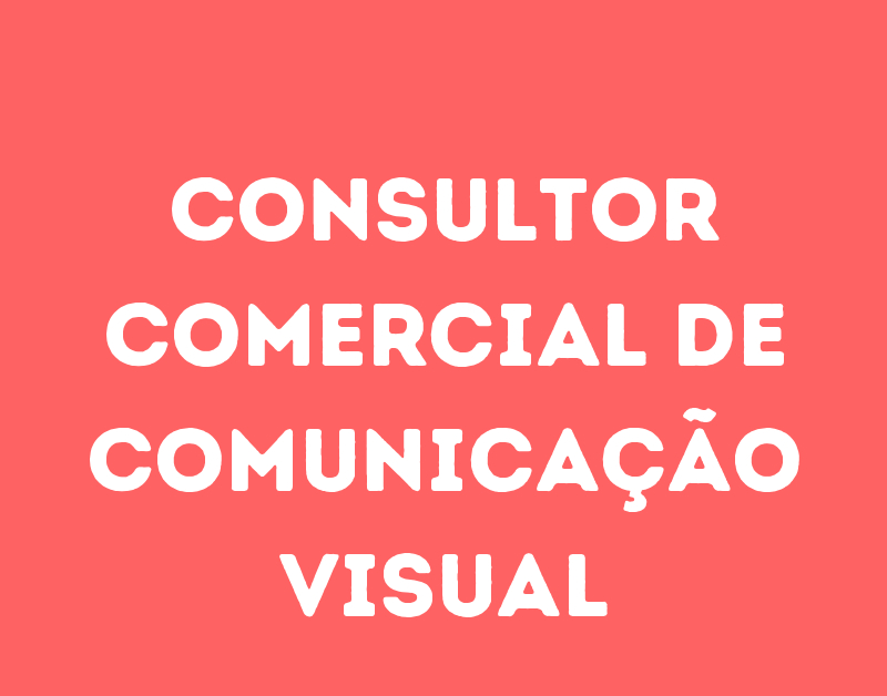 Consultor Comercial De Comunicação Visual-São José Dos Campos - Sp 115