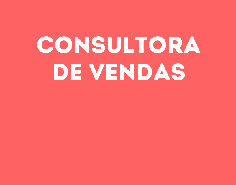 Consultora De Vendas-São José Dos Campos - Sp 141
