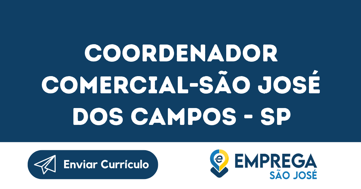 Coordenador Comercial-São José Dos Campos - Sp 23