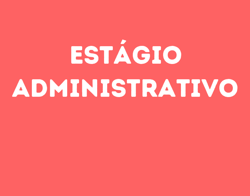 Estágio Administrativo-São José Dos Campos - Sp 1