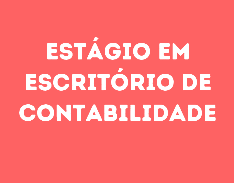 Estágio Em Escritório De Contabilidade-São José Dos Campos - Sp 1