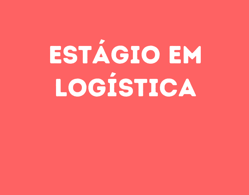Estágio Em Logística-São José Dos Campos - Sp 1