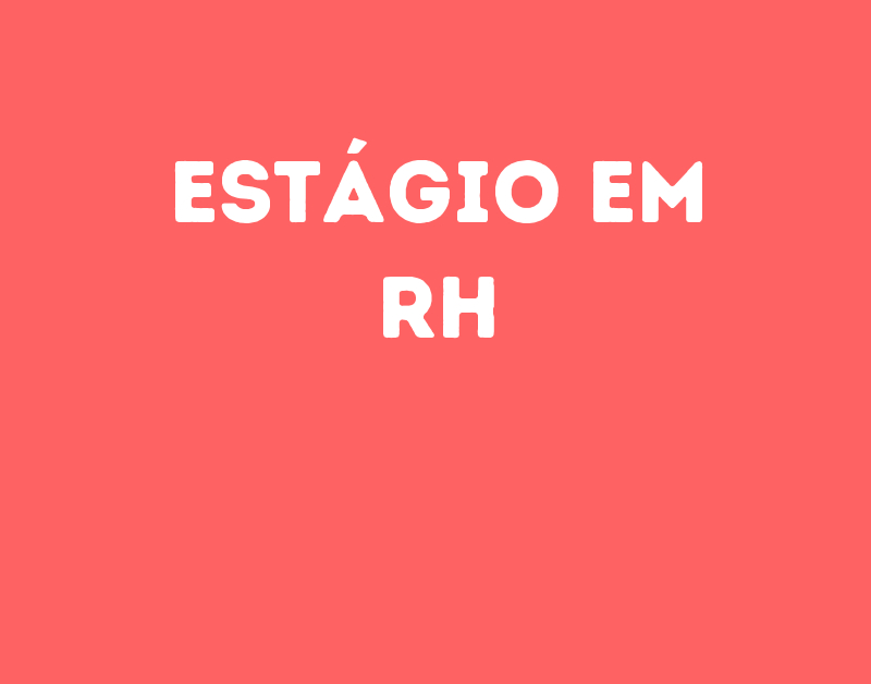 Estágio Em Rh-São José Dos Campos - Sp 3