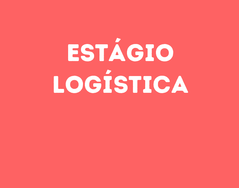 Estágio Logística-São José Dos Campos - Sp 1