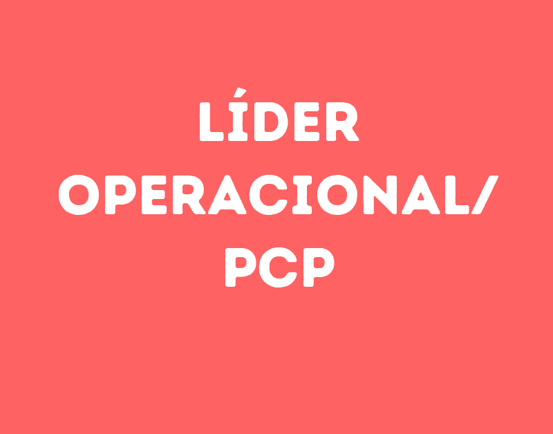 Líder Operacional/ Pcp-São José Dos Campos - Sp 19