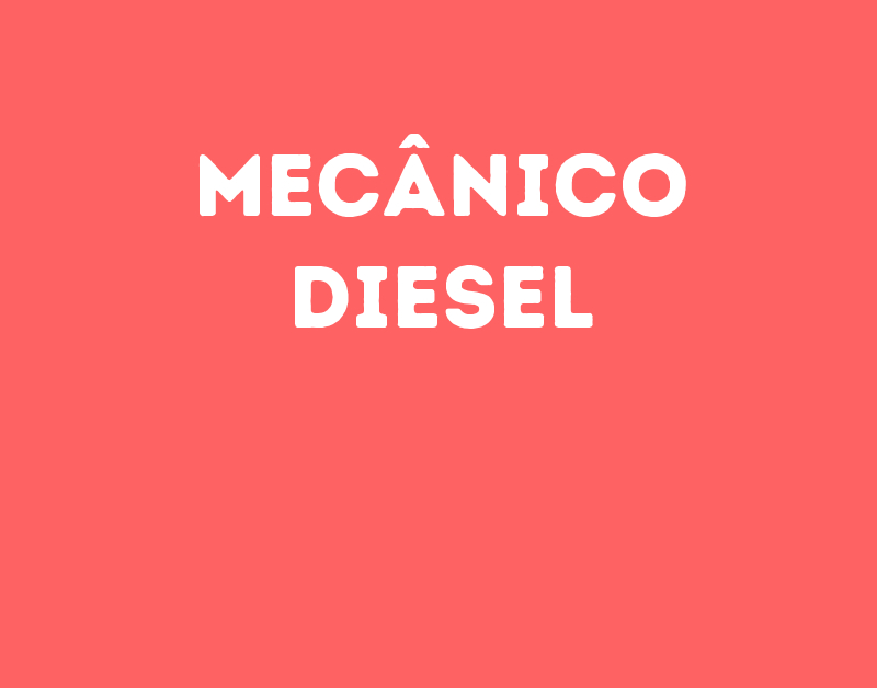 Mecânico Diesel-São José Dos Campos - Sp 39