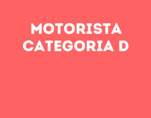 Motorista Categoria D-São José Dos Campos - Sp 14