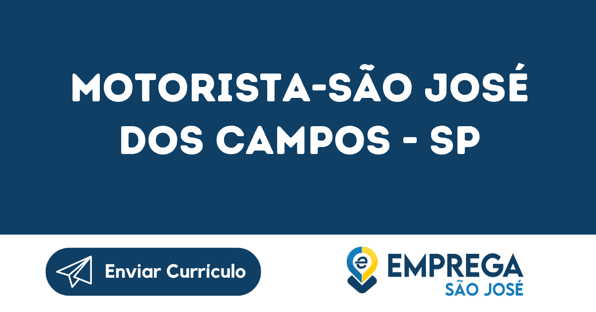 Motorista-São José Dos Campos - Sp 15