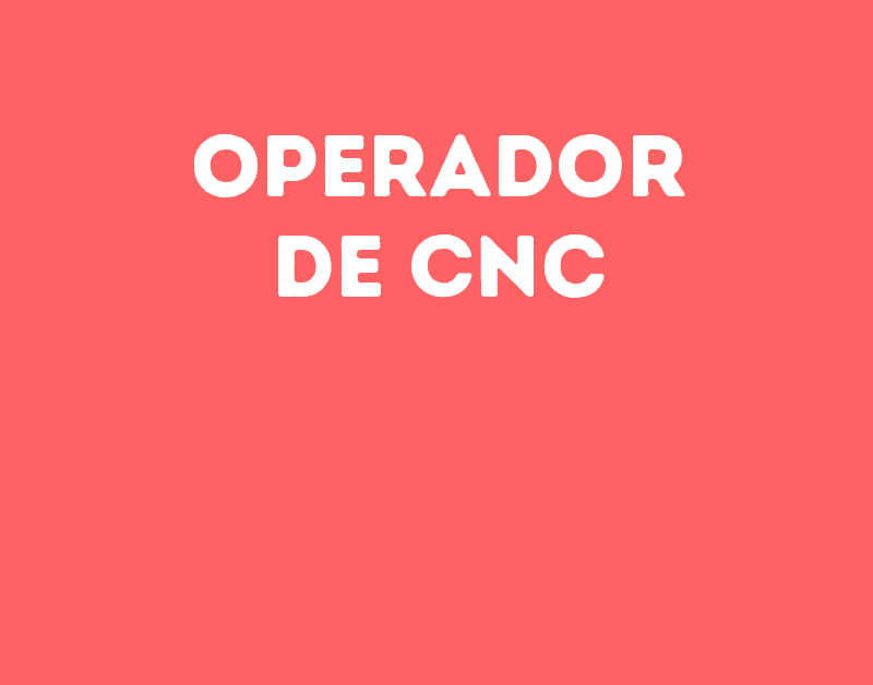 Operador De Cnc-São José Dos Campos - Sp 9