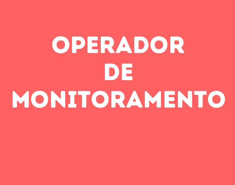 Operador De Monitoramento-São José Dos Campos - Sp 11