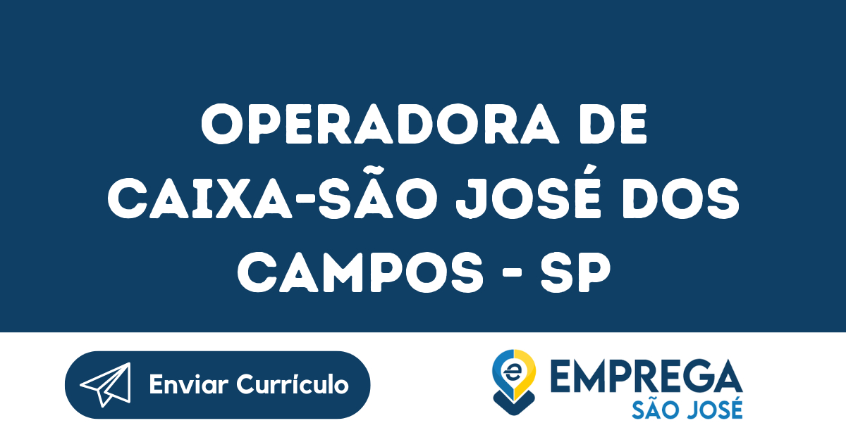Operadora De Caixa-São José Dos Campos - Sp 143