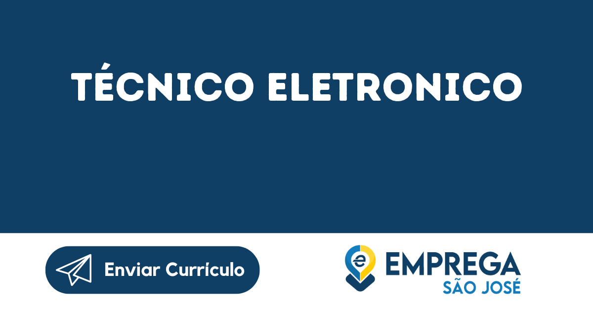 Técnico Eletronico-São José Dos Campos - Sp 1