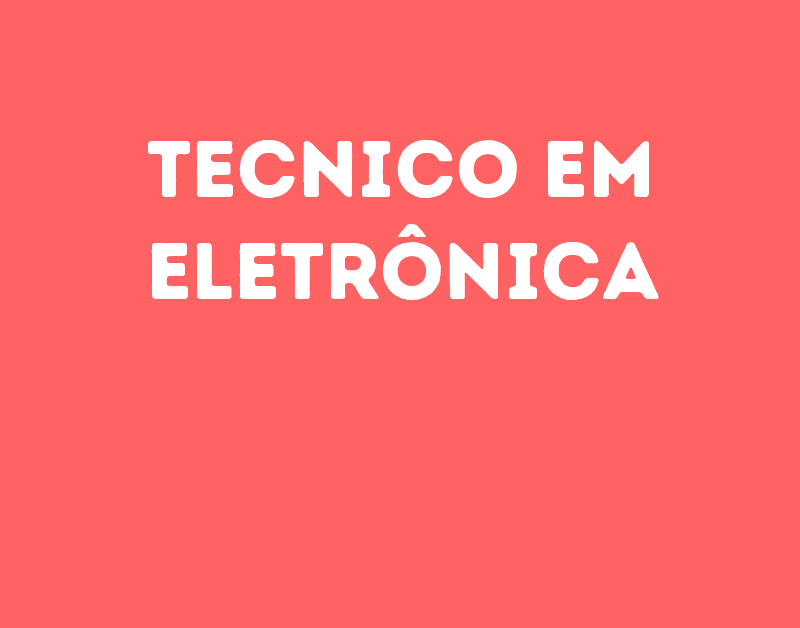 Tecnico Em Eletrônica-São José Dos Campos - Sp 43