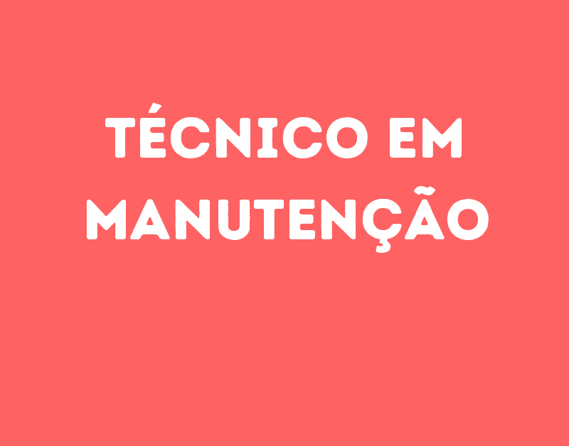 Técnico Em Manutenção-São José Dos Campos - Sp 1