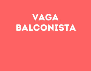 Vaga Balconista-São José Dos Campos - Sp 4
