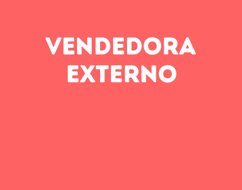 Vendedora Externo-São José Dos Campos - Sp 1