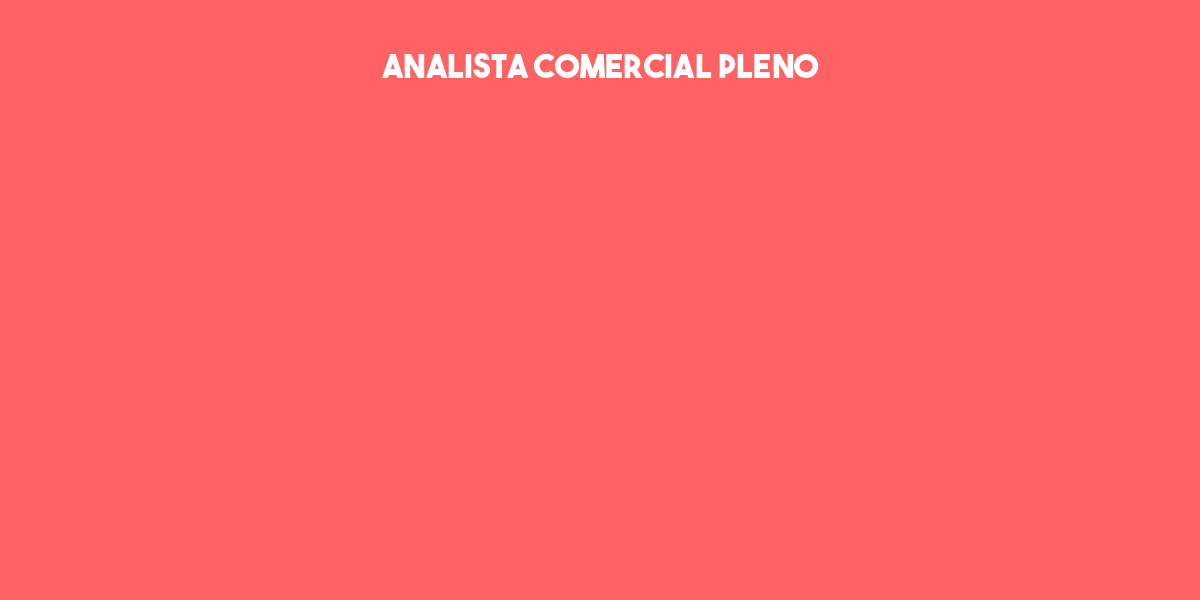 Analista Comercial Pleno-Guararema - Sp 91