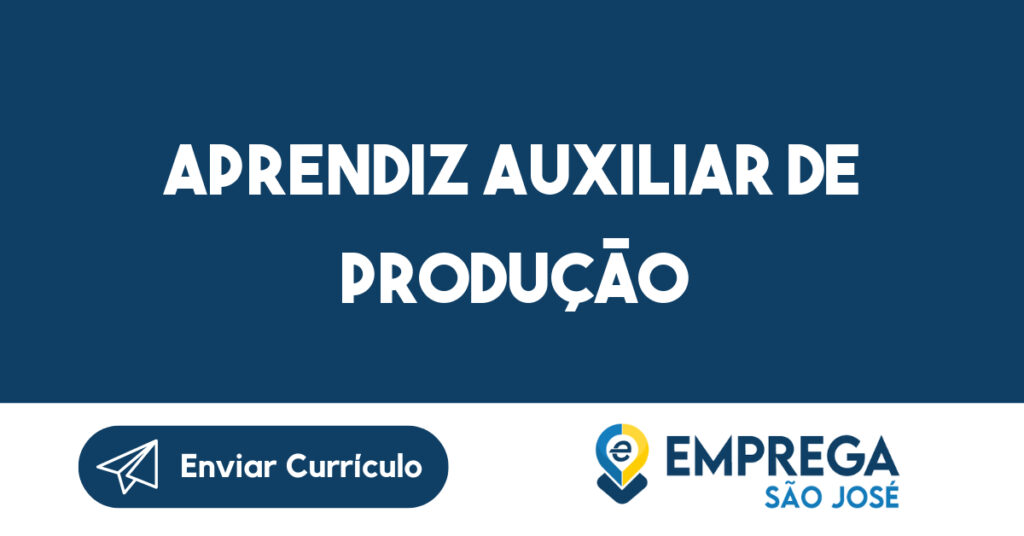 Aprendiz Auxiliar De Produção-São José Dos Campos - Sp 1