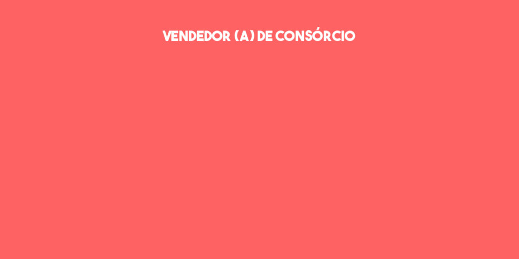 Vendedor (A) De Consórcio-Jacarei - Sp 1