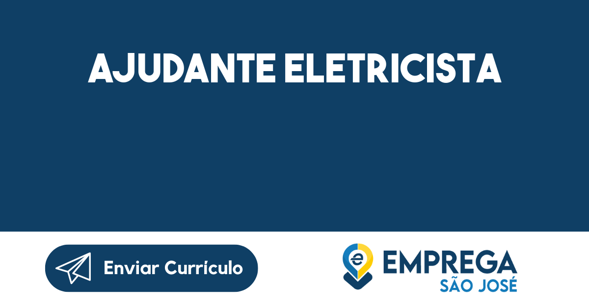 Ajudante Eletricista-São José Dos Campos - Sp 45