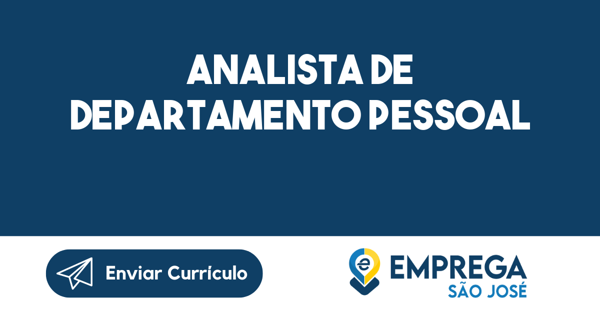 Analista De Departamento Pessoal-São José Dos Campos - Sp 115