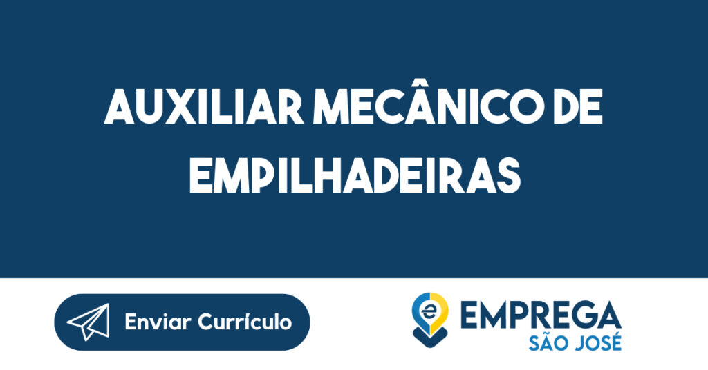 Auxiliar Mecânico De Empilhadeiras-Caçapava - Sp 1