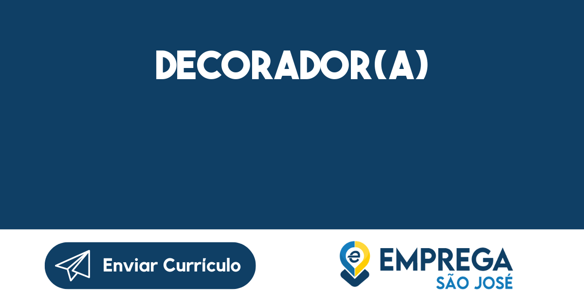 Decorador(A)-São José Dos Campos - Sp 227