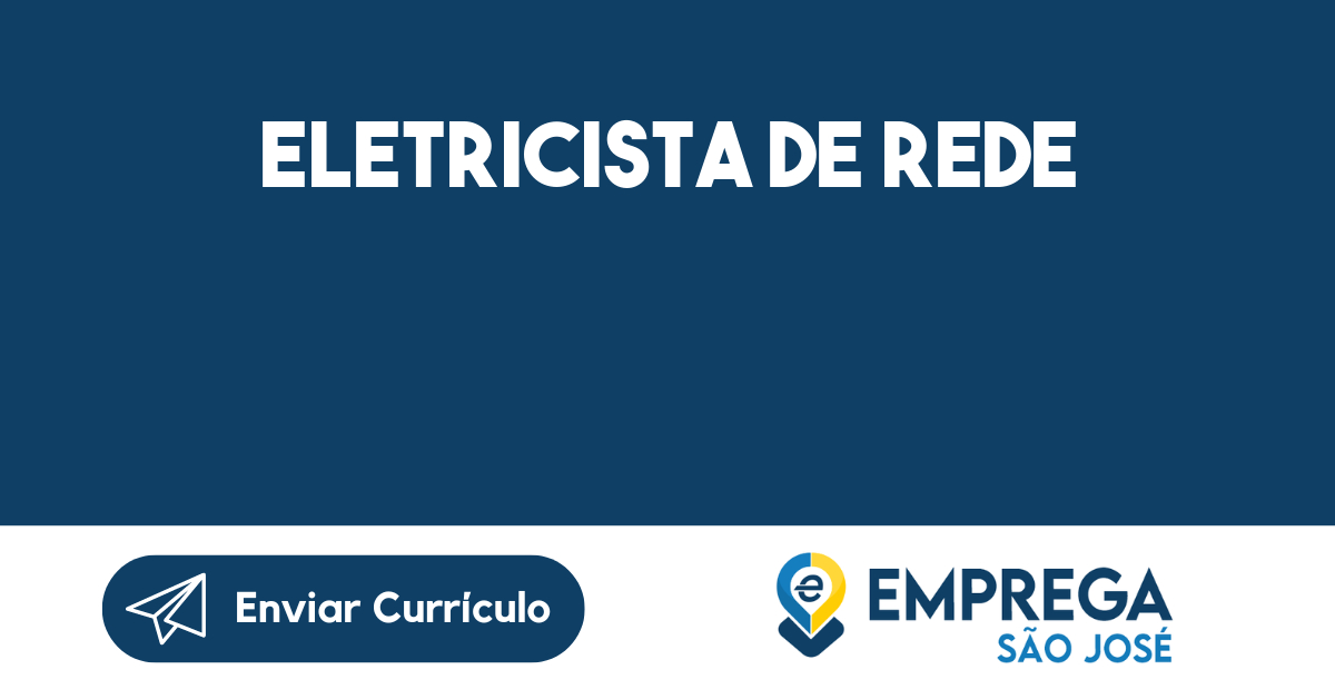 Eletricista De Rede-São José Dos Campos - Sp 113