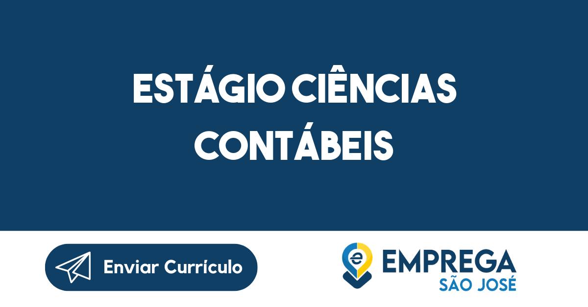 Estágio Ciências Contábeis-São José Dos Campos - Sp 33