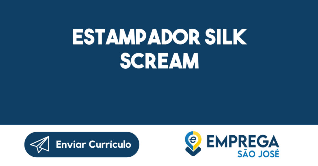 Estampador Silk Scream-São José Dos Campos - Sp 1 Estampador Silk Scream-São José Dos Campos - Sp 1