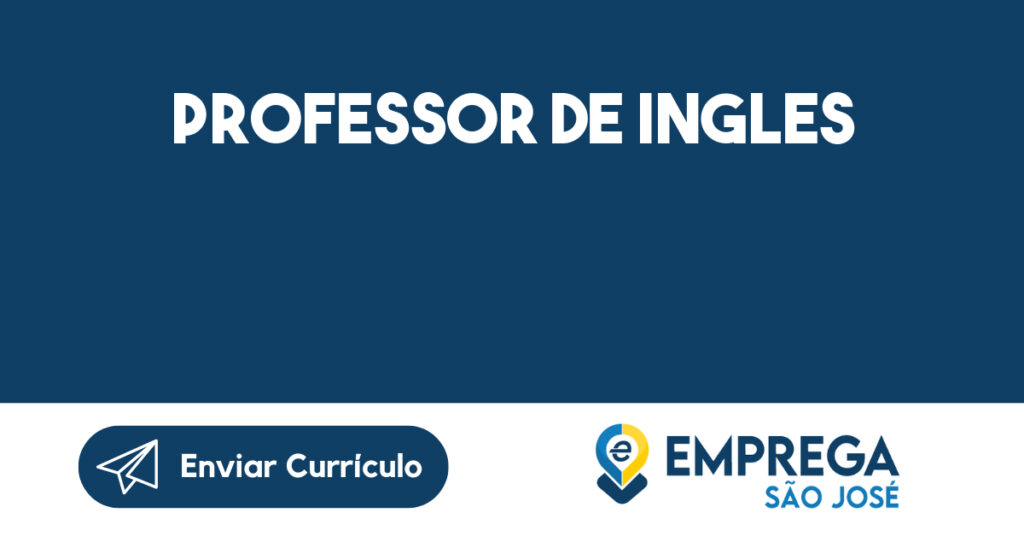 Professor De Ingles-São José Dos Campos - Sp 1