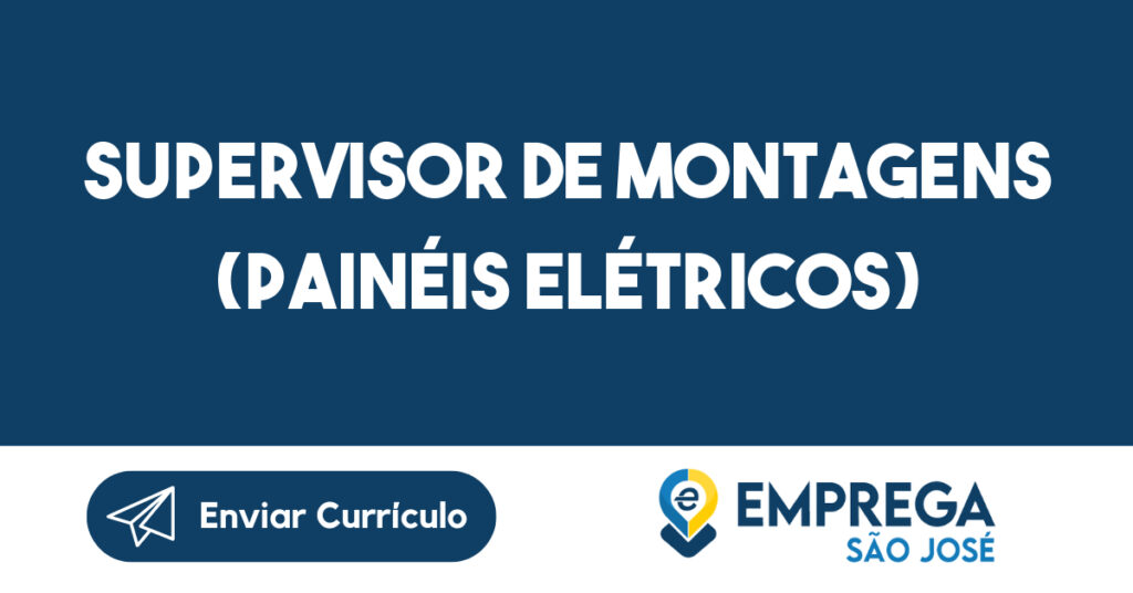 Supervisor De Montagens (Painéis Elétricos)-Jacarei - Sp 1