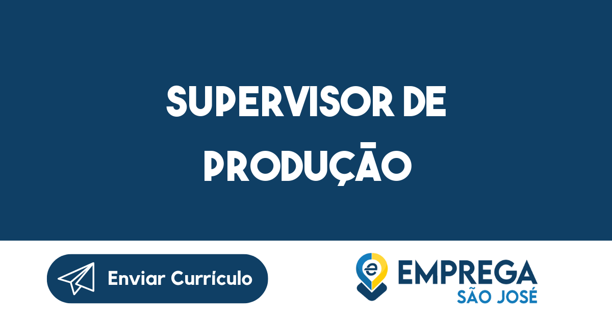 Supervisor De Produção-São José Dos Campos - Sp 17