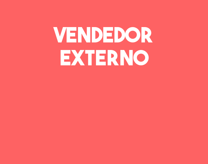 Vendedor Externo-Caçapava - Sp 1