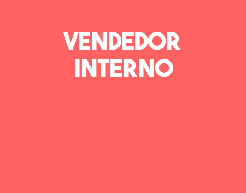 Vendedor Interno-São José Dos Campos - Sp 323