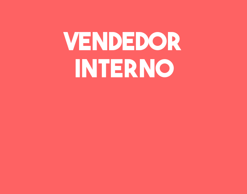 Vendedor Interno-São José Dos Campos - Sp 1