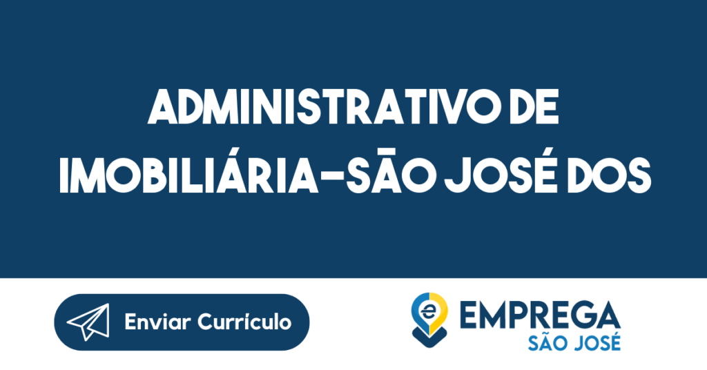 Administrativo De Imobiliária-São José Dos Campos - Sp 1